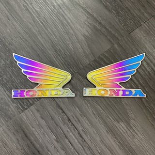 TEM TITAN LOGO CÁNH CHIM HONDA