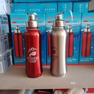 BÌNH GIỮ NHIỆT 1000ml THẬT  SỰ CẦN THIẾT CẢ MÙA ĐÔNG CŨNG NHƯ MÙA HÈ Bình 1000ml to đùng có quai xách, đựng nước nóng,..