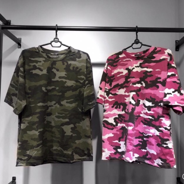 CAMO TEE - ÁO THUN LÍNH UNISEX ( hình thật )