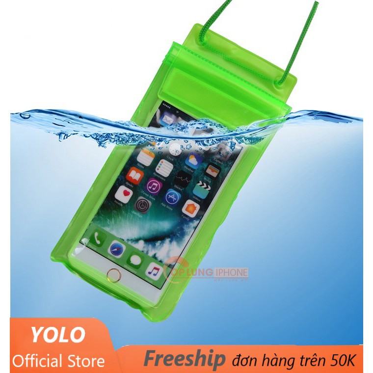 Túi Chống Nước Điện Thoại Trơn Đi Biển Đi Bơi chống thấm nước tuyệt đối