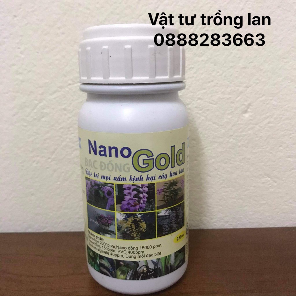 Nano bạc đồng Gold 250ml đặc trị mọi nấm bệnh hại cho hoa lan