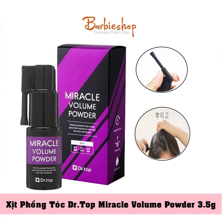 Xịt Phồng Tóc Dr.Top Miracle Volume Powder 3.5g