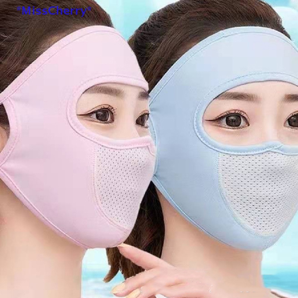 Khẩu Trang Chống Nắng Và Tia UV Bằng Lụa Lạnh Siêu Mỏng Phù Hợp Cho Mùa Hè Mới