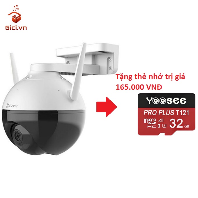 Camera Ezviz C8C-2M ảnh thật