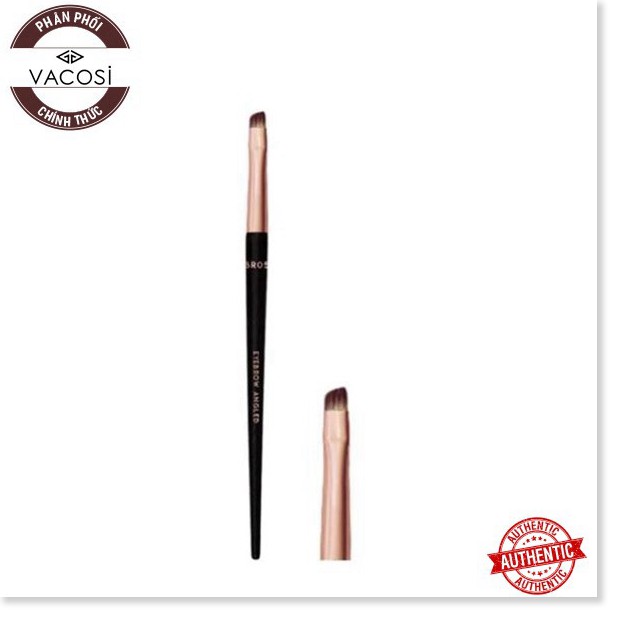 [Mã giảm giá] [Mã giảm giá Mỹ phẩm chính hãng] Cọ Tán Chân Mày Lông Dài Vacosi Eyebrow Angled Brush BR04