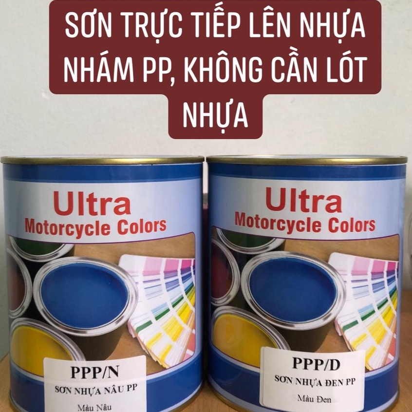 Sơn nhựa nhám PP Ultra (không cần lót)