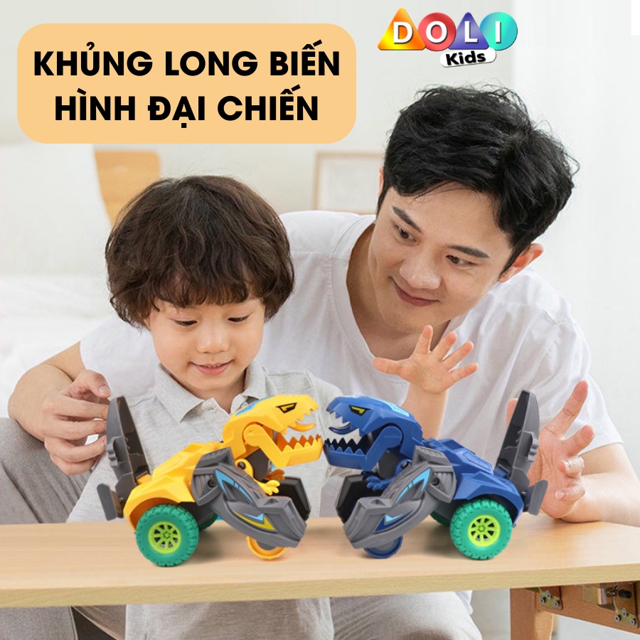 Đồ chơi trẻ em ô tô khủng long biến hình cho bé thông minh vận động
