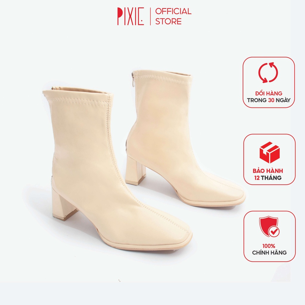 [Mã WABR271 giảm 10% tối đa 30k đơn từ 99k] Boot Cao Gót 5cm Cổ Cao Pixie S830 | BigBuy360 - bigbuy360.vn