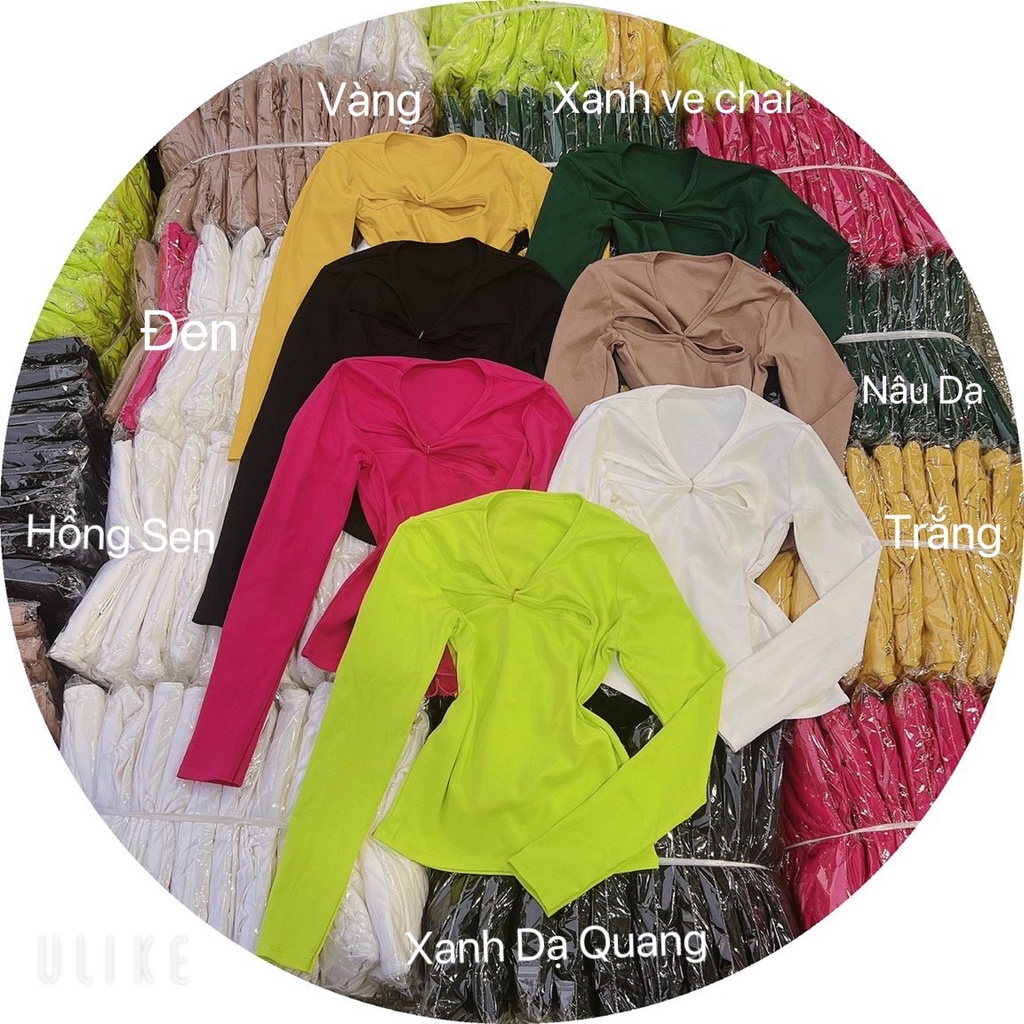 Áo thun body Tay Dài kiểu hở ngực ( MS 01 )