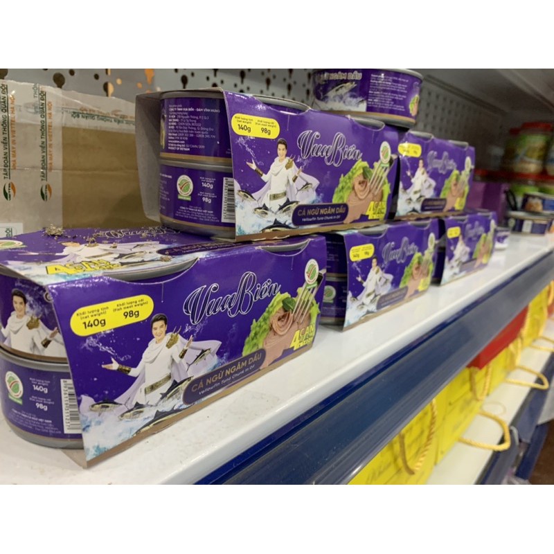 Cá ngừ ngâm dầu thương hiệu VUA BIỂN- Đàm Vĩnh Hưng | BigBuy360 - bigbuy360.vn