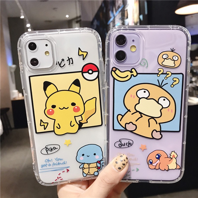 [ IPHONE ] Ốp Lưng Silicon Chống Sốc Pokemon - I014