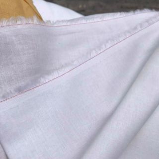 Vải linen bột màu trắng sứ.
