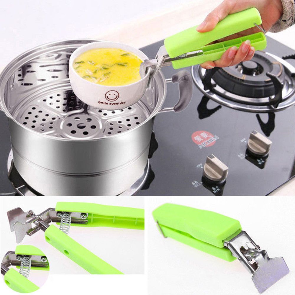 Kẹp gắp chén dĩa bằng silicon tiện dụng dành cho nhà bếp