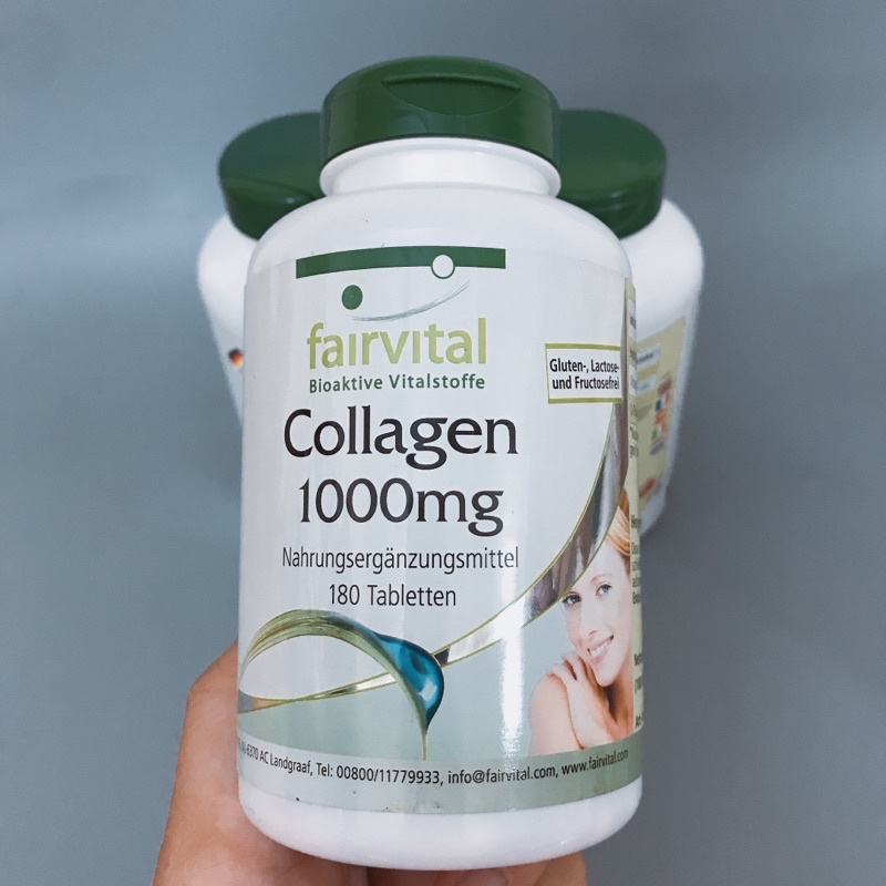 ( Bill Đức ) - Collagen thủy phân FAIRVITAL 1000mg- 180 viên