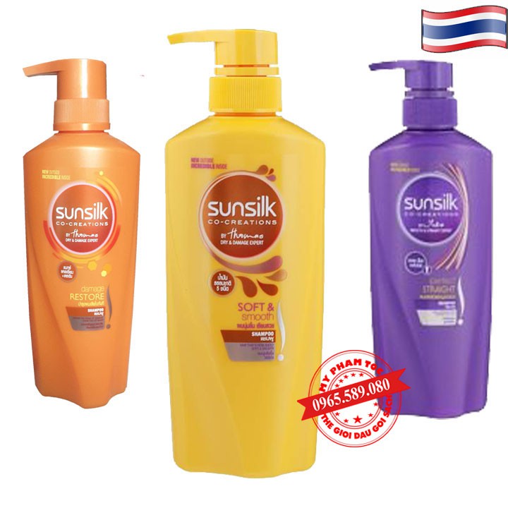 Dầu gội đầu Sunsilk Thái Lan mẫu mới 450ml | Dầu gội Sunsilk