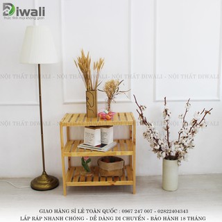 Giá kệ gỗ lò vi sóng đa năng dài 70cm, cao 70cm, rộng 40cm