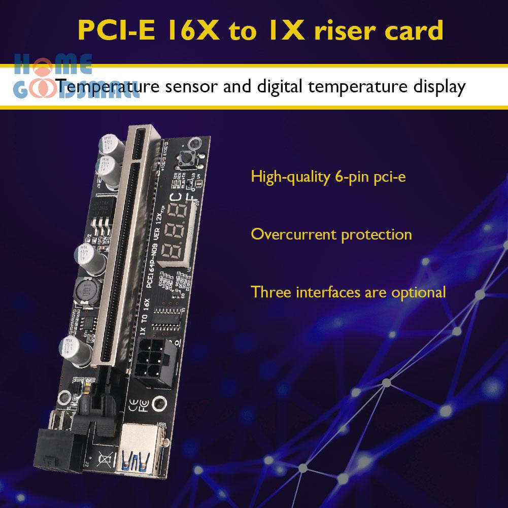 Card Mở Rộng Pci-E Usb 3.0 Pci Express 16x Sang 1x Sata Sang 6 Pin | BigBuy360 - bigbuy360.vn