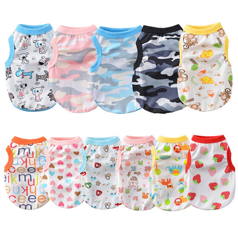 Áo kiểu cotton mềm mại đáng yêu dành cho thú cưng