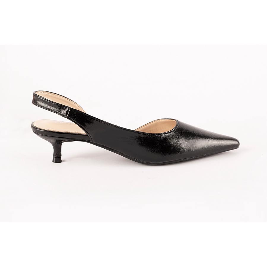 Giày Cao Gót Nữ Êm Chân Chống Trơn Trượt Da Mịn Slingback Cidu GN06