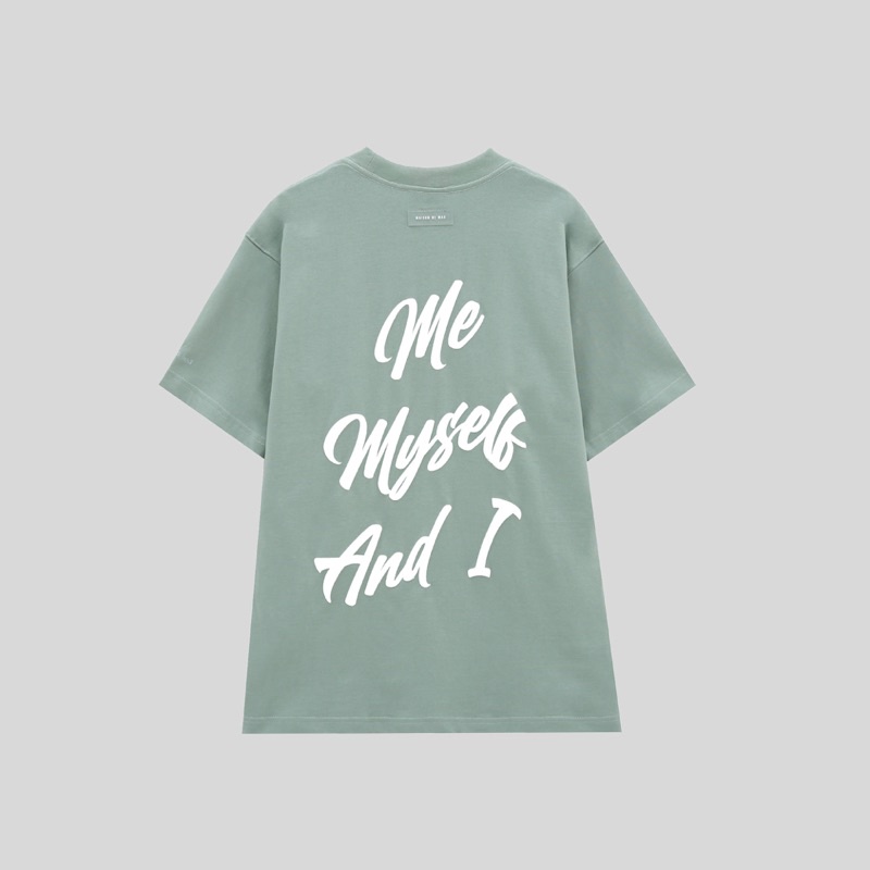 Áo Thun Me Myself And I - Green Bean