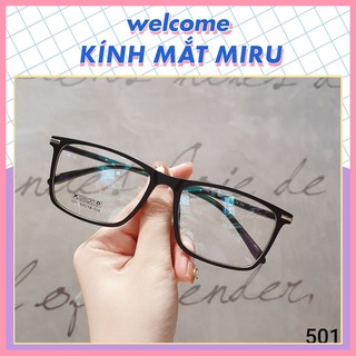 Gọng kính cận MIRU nhựa dẻo nhẹ nhàng thanh mảnh 501