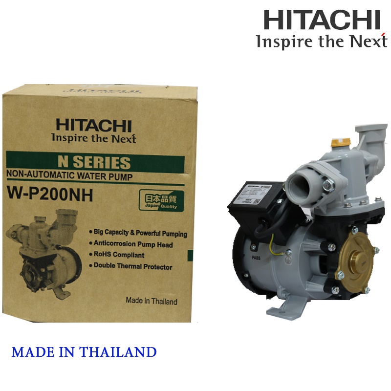 Máy bơm nước chân không hút đẩy Hitachi W-P200NH