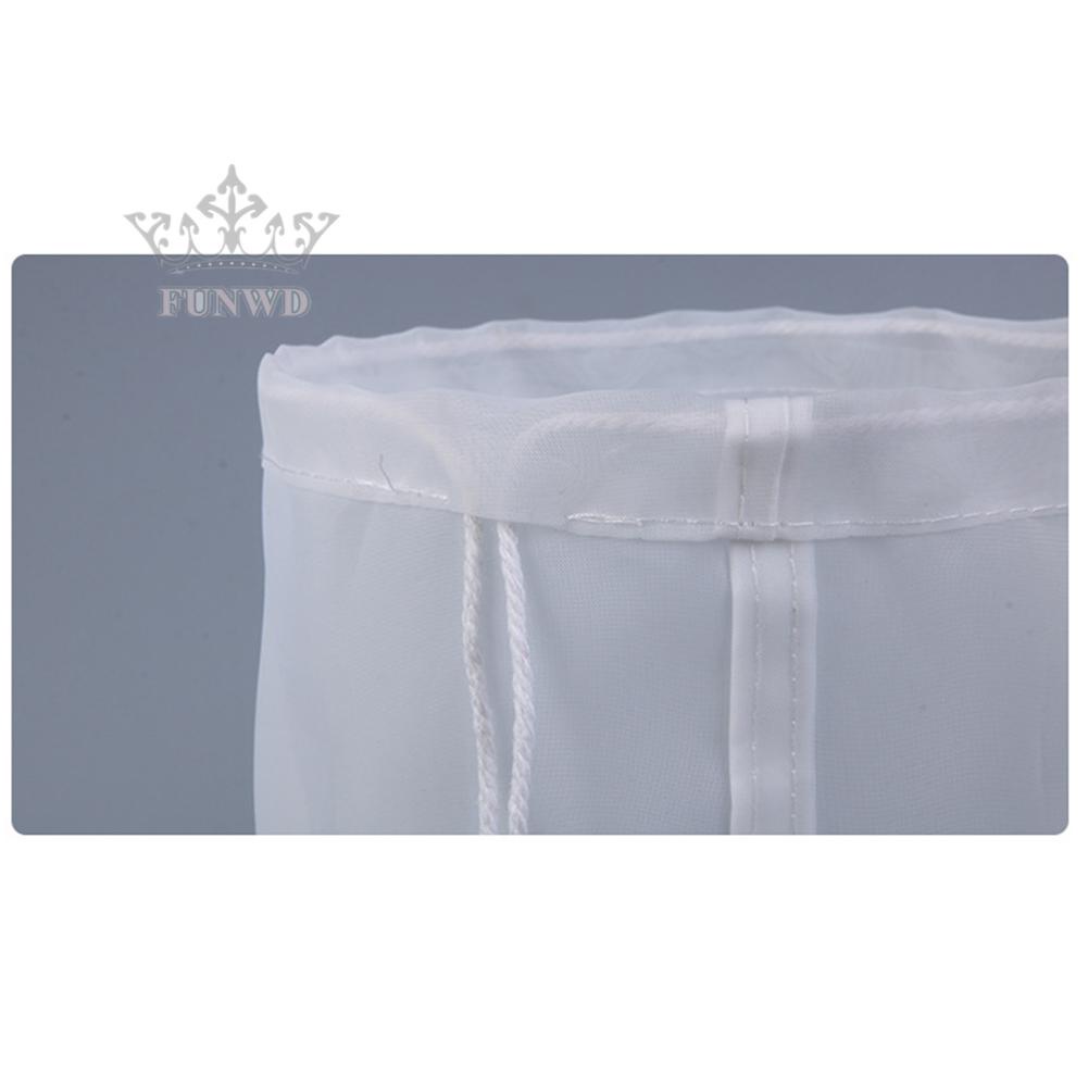 【FUNWD】Bag Mesh Filter Bags Nylon With Drawstring 11.81 X 17.71 In Aquarium Net