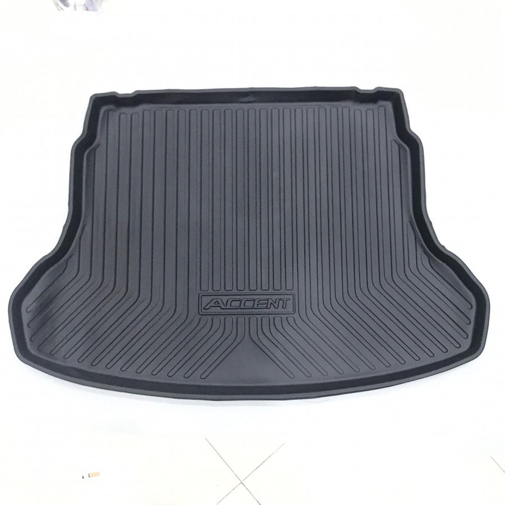 Lót cốp xe Hyundai Accent 2018 - 2023 nhựa dẻo cao cấp, không mùi, dễ dàng lau rửa
