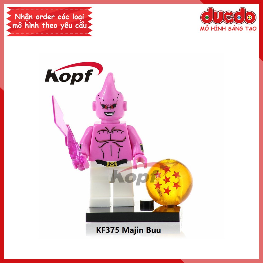 Minifigures nhân vật MaBu gầy 7 viên ngọc rồng - Đồ chơi Lắp ghép Mini Dragon Ball Goku Mô hình KF375