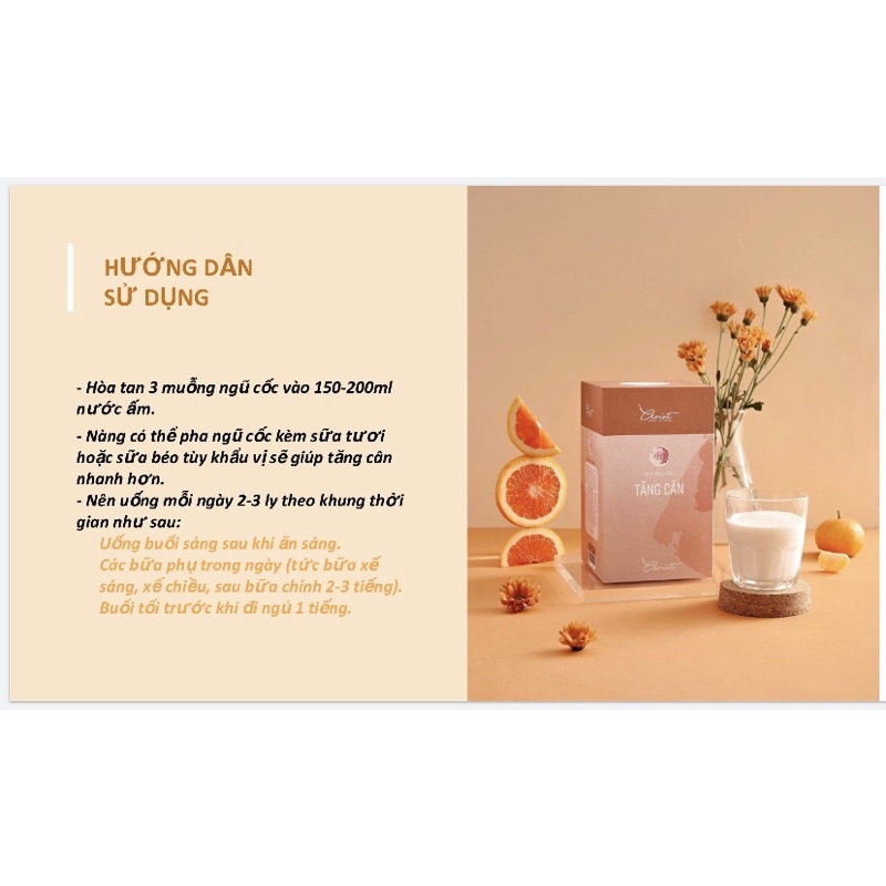 Bột ngũ cốc hỗ trợ Tăng cân A’mint