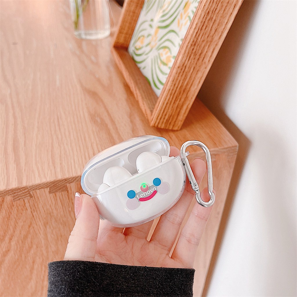 Vỏ Bảo Vệ Hộp Sạc Tai nghe không dây Lenovo LP5 Bằng TPU Mềm Hình Hoạt Hình Snoopy/Patman/Patbob/Patman