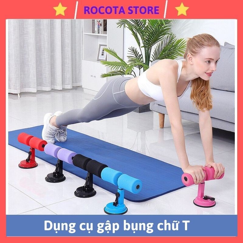 Dụng cụ tập gym tại nhà cho nữ Rocota tập cơ bụng, tập thể dục, thể hình giúp giảm mỡ bụng