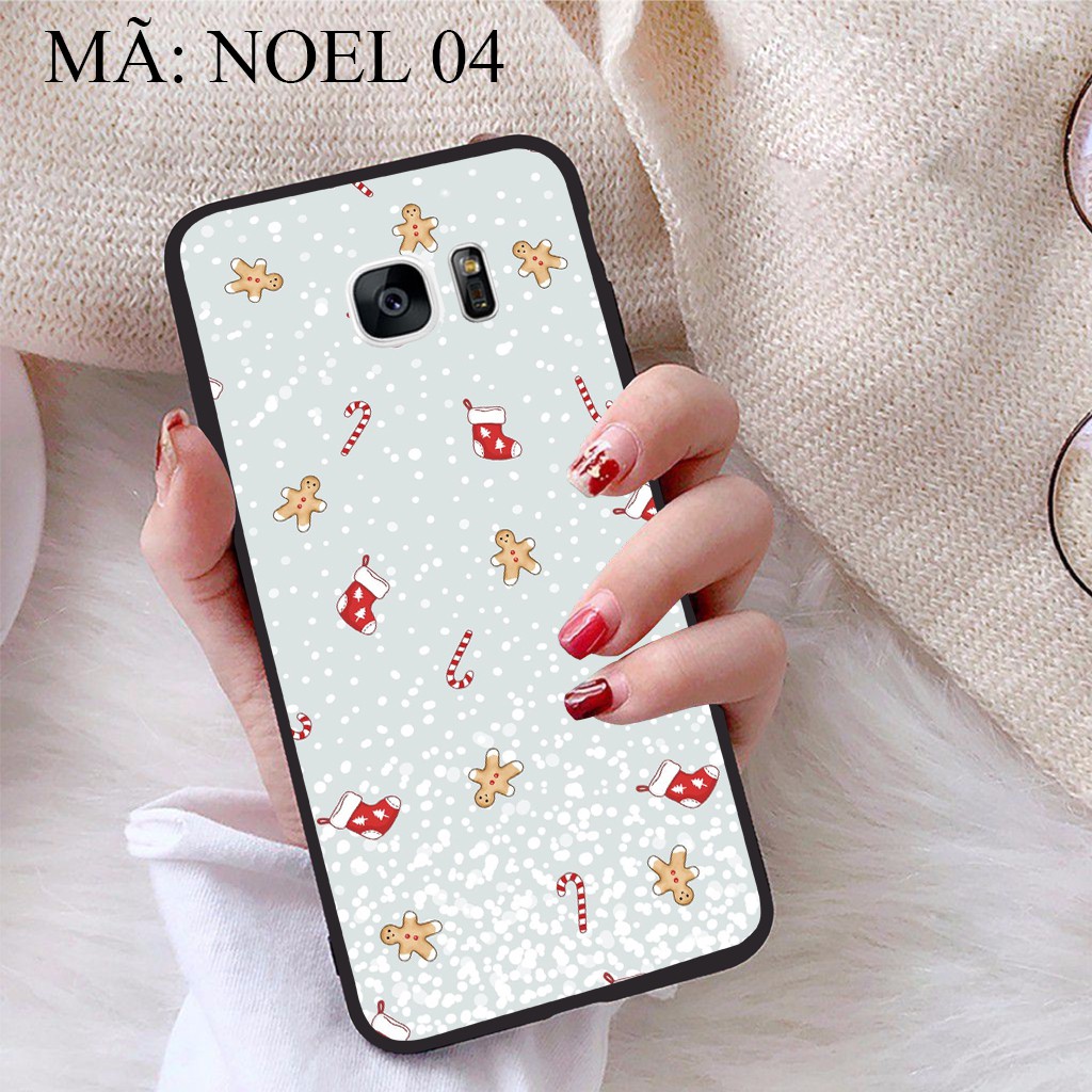 Ốp lưng Samsung S7 Edge viền dẻo TPU BST Giáng Sinh Vui Vẻ
