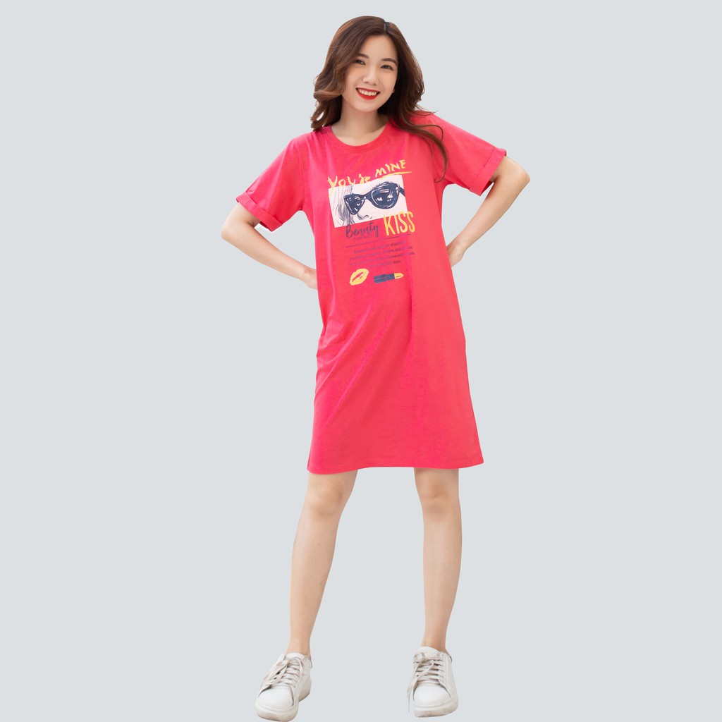[Mã FARSBR152 giảm 15% đơn 99K] Đầm Nữ Suông Tay Ngắn 42-56 kg 100% COTTON MEEJENA - 2279 | BigBuy360 - bigbuy360.vn