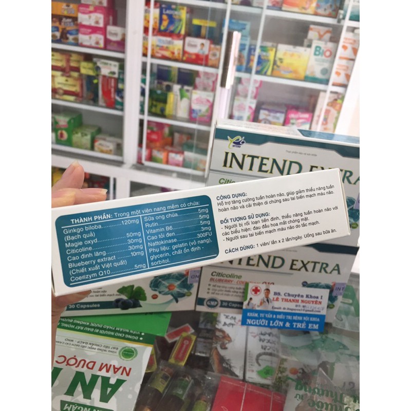 ✅(toa bác sĩ)INTEND EXTRA dưỡng nãoo,rối loạn tiền đìnhh | Thế Giới Skin Care
