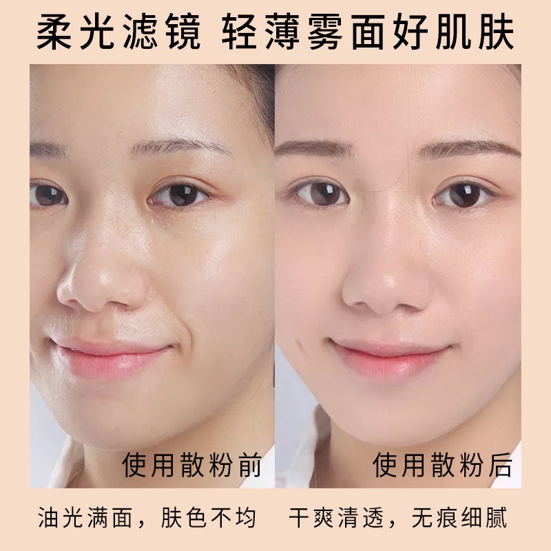 Phấn nén trong suốt kiềm dầu làm trắng da che khuyết điểm lâu trôi không thấm nước