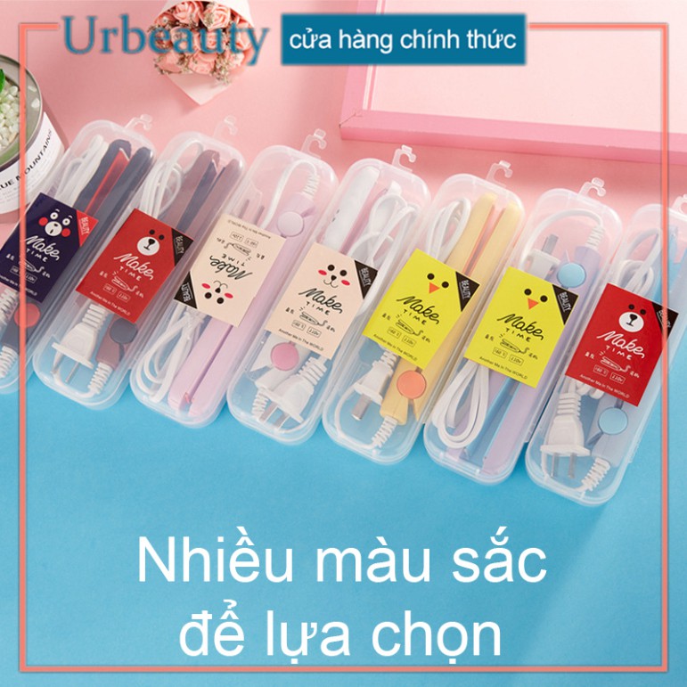 Máy duỗi tóc, Máy kẹo tóc Mini (Loại tốt, lớp phủ men gốm) nhiều màu-ZFQ