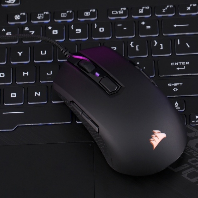 Chuột Có Dây Gaming Corsair M55 RGB Pro Đen - Hàng chính hãng - BH 12 tháng