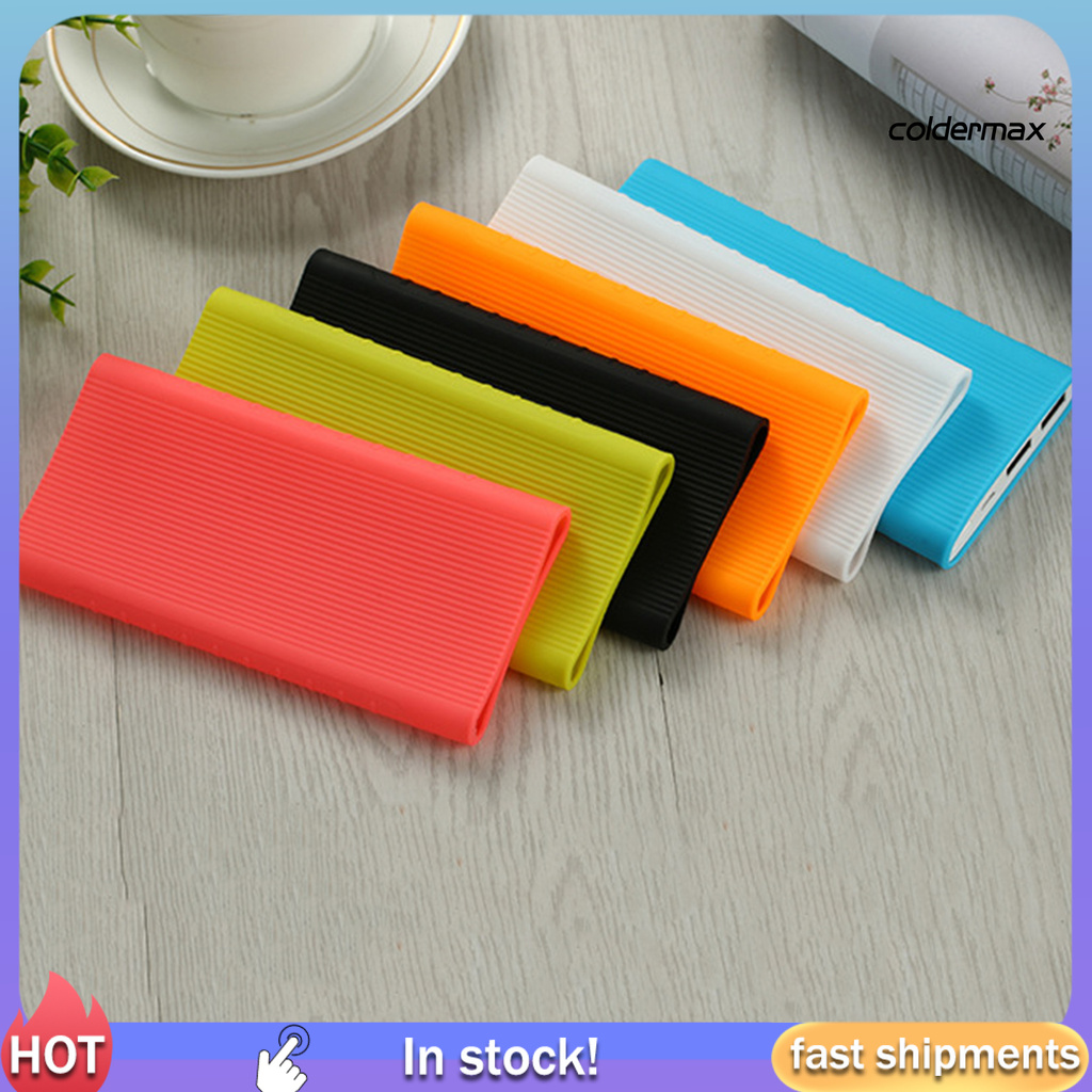 Vỏ Silicon Bảo Vệ Sạc Dự Phòng Xiaomi 10000mah Mạnh Mẽ