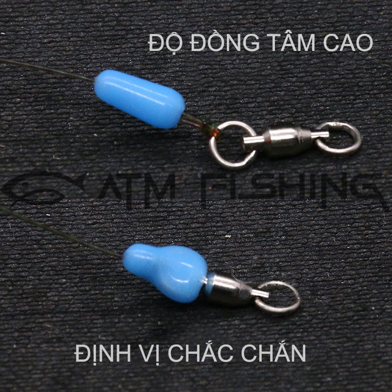 Set 10 Hạt Chụp Khóa Số 8 Chất Liệu Silicon Cao Cấp, Bảo Vệ Khóa , Cần Câu