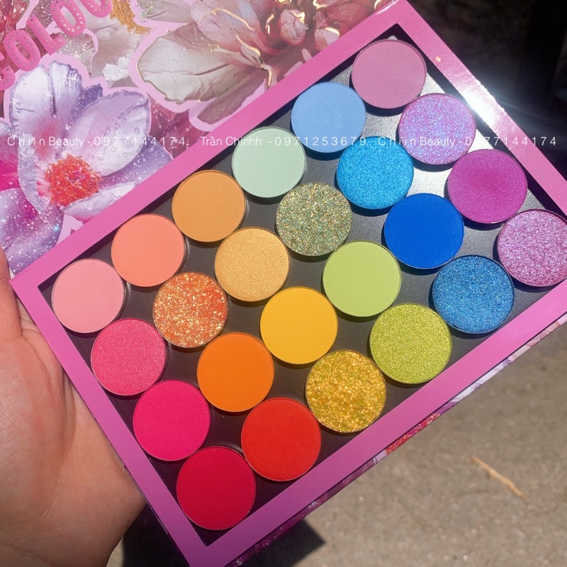 Bill Mỹ - Bảng phấn mắt Colourpop She's A Rainbow EyeShadow Palette ChiinBeauty