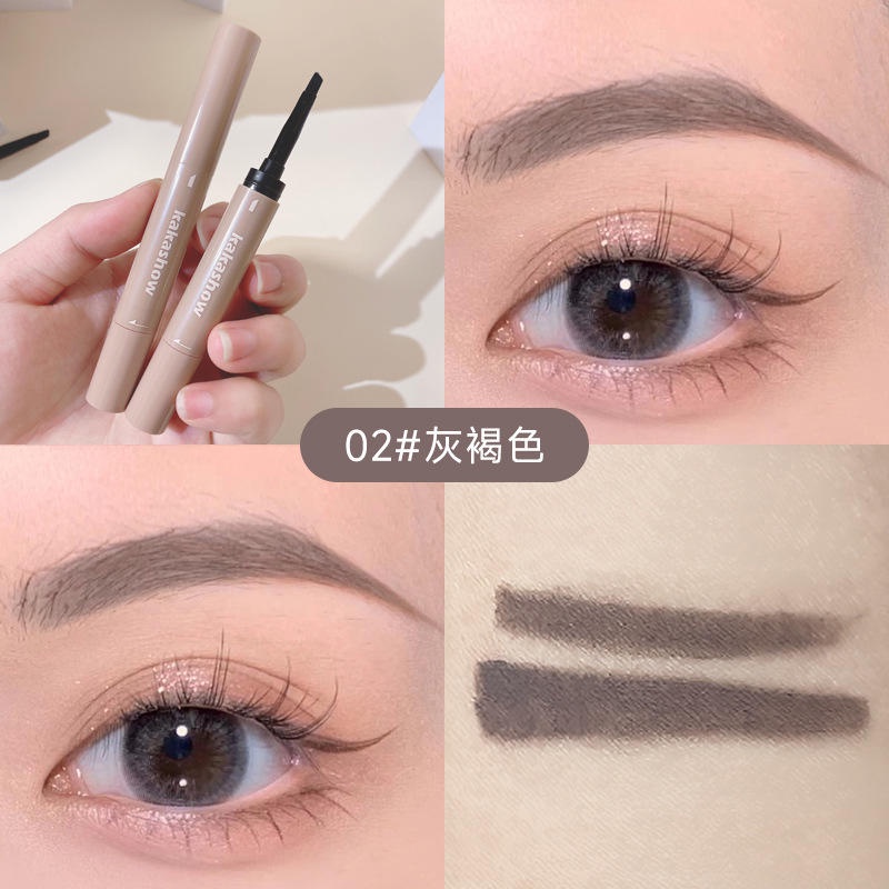 Bút Kẻ Lông Mày 4 Màu Sắc Tùy Chọn Chống Thấm Nước Lâu Trôi Trang Điểm Tự Nhiên