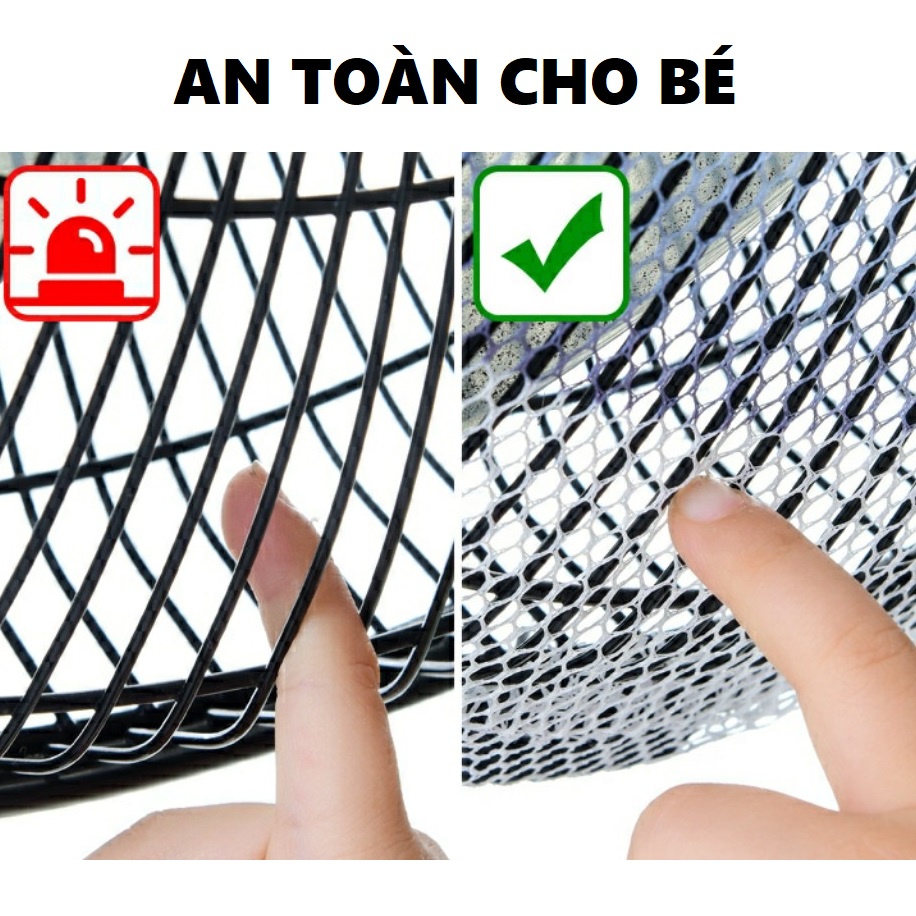 Lưới bọc quạt an toàn cho bé, đồ bọc quạt chống bụi DEXI