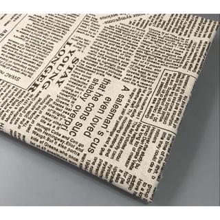 Vải canvas - mẫu giấy báo