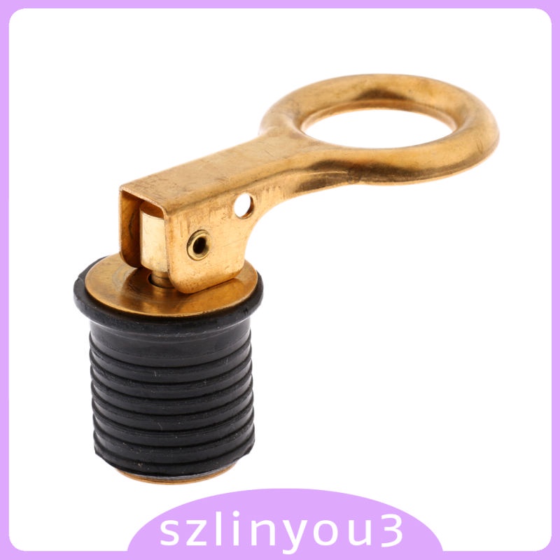 Set 2 nút chặn ống nước 1" bằng đồng thau cho tàu thuyền | BigBuy360 - bigbuy360.vn