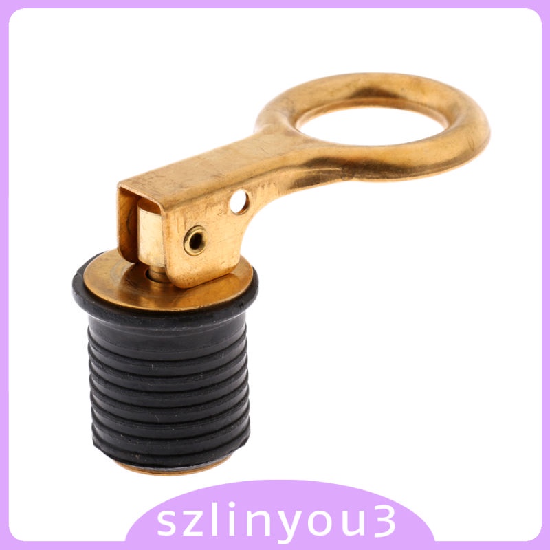 Set 2 nút chặn ống nước 1" bằng đồng thau cho tàu thuyền | BigBuy360 - bigbuy360.vn