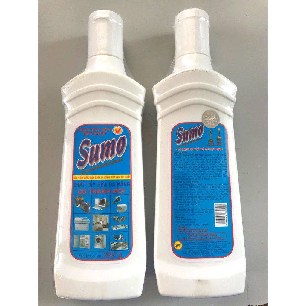 Dung Dịch Tẩy Rửa Đa Năng Sumo 700Gr/350Gr - Dung Dịch Tẩy Rỉ Sét, Ố Vàng, Dầu Mỡ, Tẩy Đầu Bò Xe Máy - Sumo Tẩy Rửa Kivo