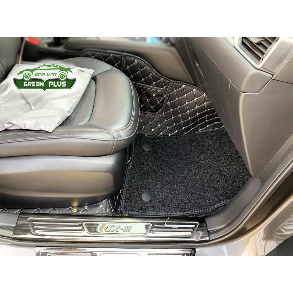 Thảm lót sàn ô tô 6D Mazda Cx5  chống nước, không mùi, phủ kín 90% sàn xe