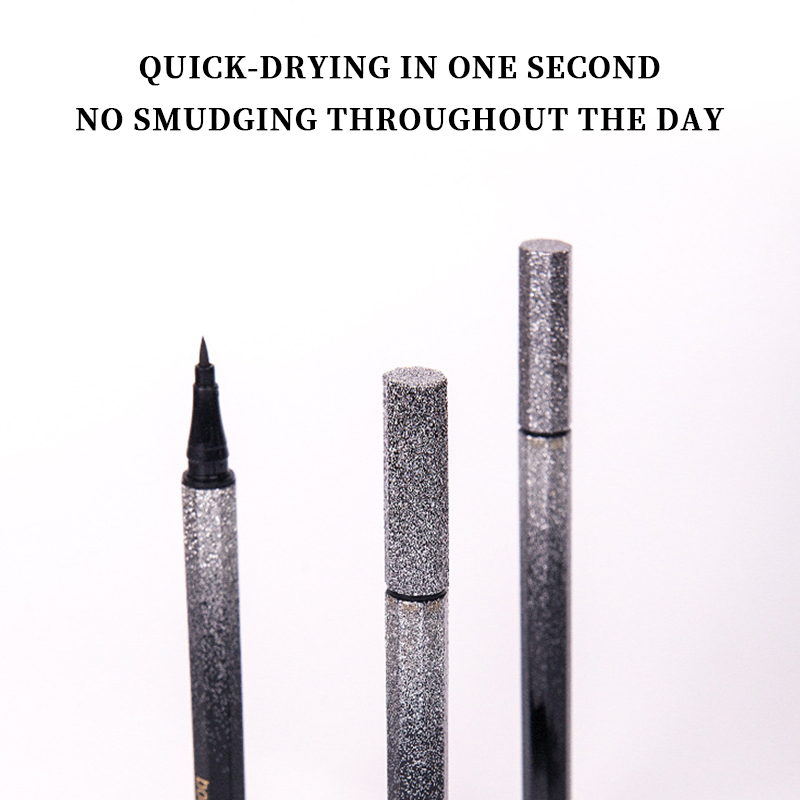 Bút kẻ mắt nhanh khô chống thấm nước không nhòe thiết kế vỏ lấp lánh ánh sao xinh xắn cao cấp