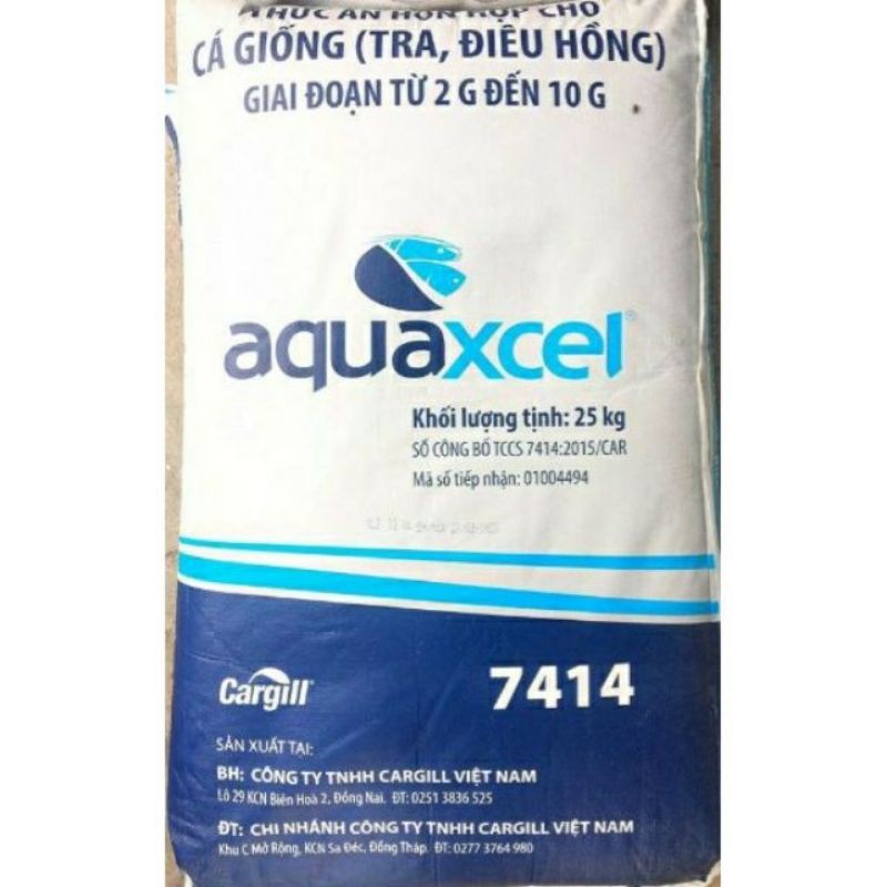 MAUH Cám max tanh (Cagill- Aquaxcel) 1mm đến 3mm chuẩn nuôi cá vàng ,cá koi. mồi câu rô, chép